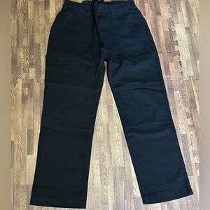 Ascolour Men's Duck Canvas Black Pants, 34x30